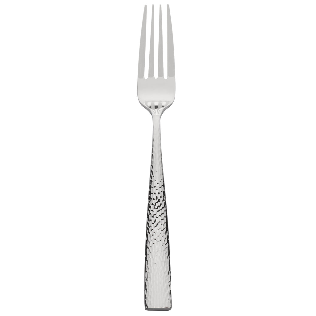Bon Chef S3906 Scarlett 8 3/8" 18/10 Stainless Steel Extra Heavy European Size Dinner Fork - 12/Pack
