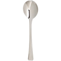 Arcoroc FK609 Taylor 7 3/8" 18/0 Stainless Steel Heavy Weight Soup Spoon by Arc Cardinal - 12/Pack
