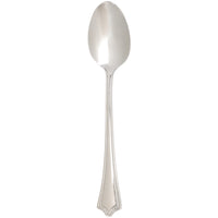 Arcoroc FK706 Amaryllis 7 7/8" 18/0 Stainless Steel Solid Handle Heavy Weight Dessert Spoon by Arc Cardinal - 12/Pack