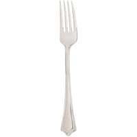 Arcoroc FK729 Amaryllis 7 1/8" 18/0 Stainless Steel Solid Handle Heavy Weight Salad / Dessert Fork by Arc Cardinal - 12/Pack