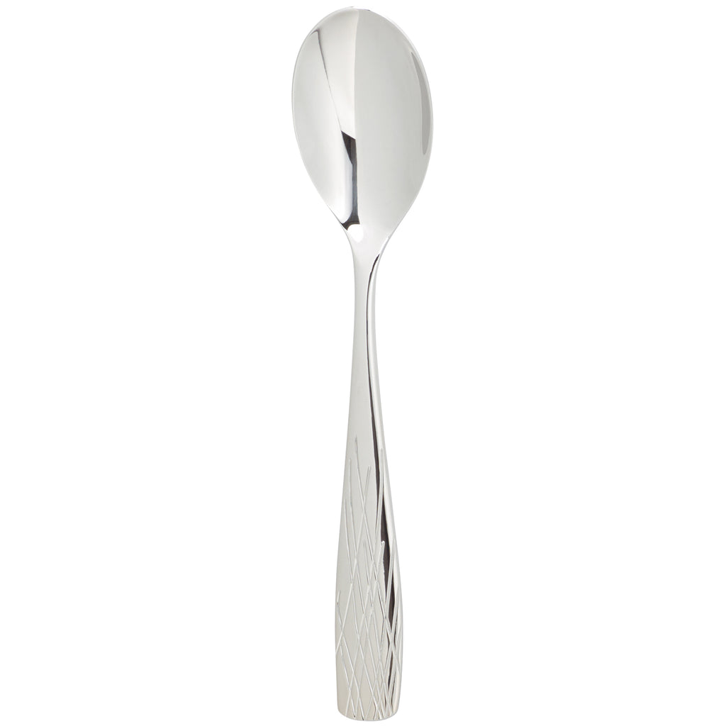 Arcoroc FK906 Lakeview 8" 18/0 Stainless Steel Heavy Weight Dessert Spoon by Arc Cardinal - 12/Pack