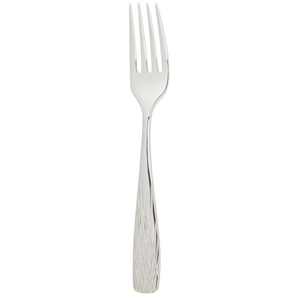 Arcoroc FK929 Lakeview 7" 18/0 Stainless Steel Heavy Weight Salad / Dessert Fork by Arc Cardinal - 12/Pack
