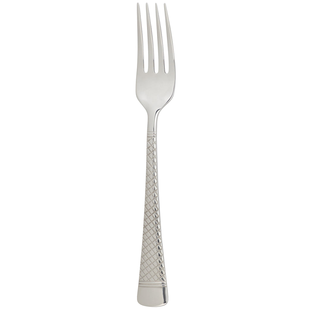 Arcoroc FL001 Leila 8 1/4" 18/0 Stainless Steel Heavy Weight Dinner Fork by Arc Cardinal - 12/Pack