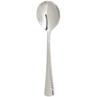 Arcoroc FL009 Leila 6 7/8" 18/0 Stainless Steel Heavy Weight Soup Spoon by Arc Cardinal - 12/Pack