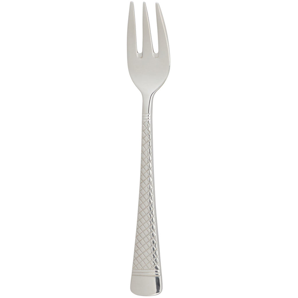 Arcoroc FL021 Leila 5 5/8" 18/0 Stainless Steel Heavy Weight Cocktail / Oyster Fork by Arc Cardinal - 12/Pack