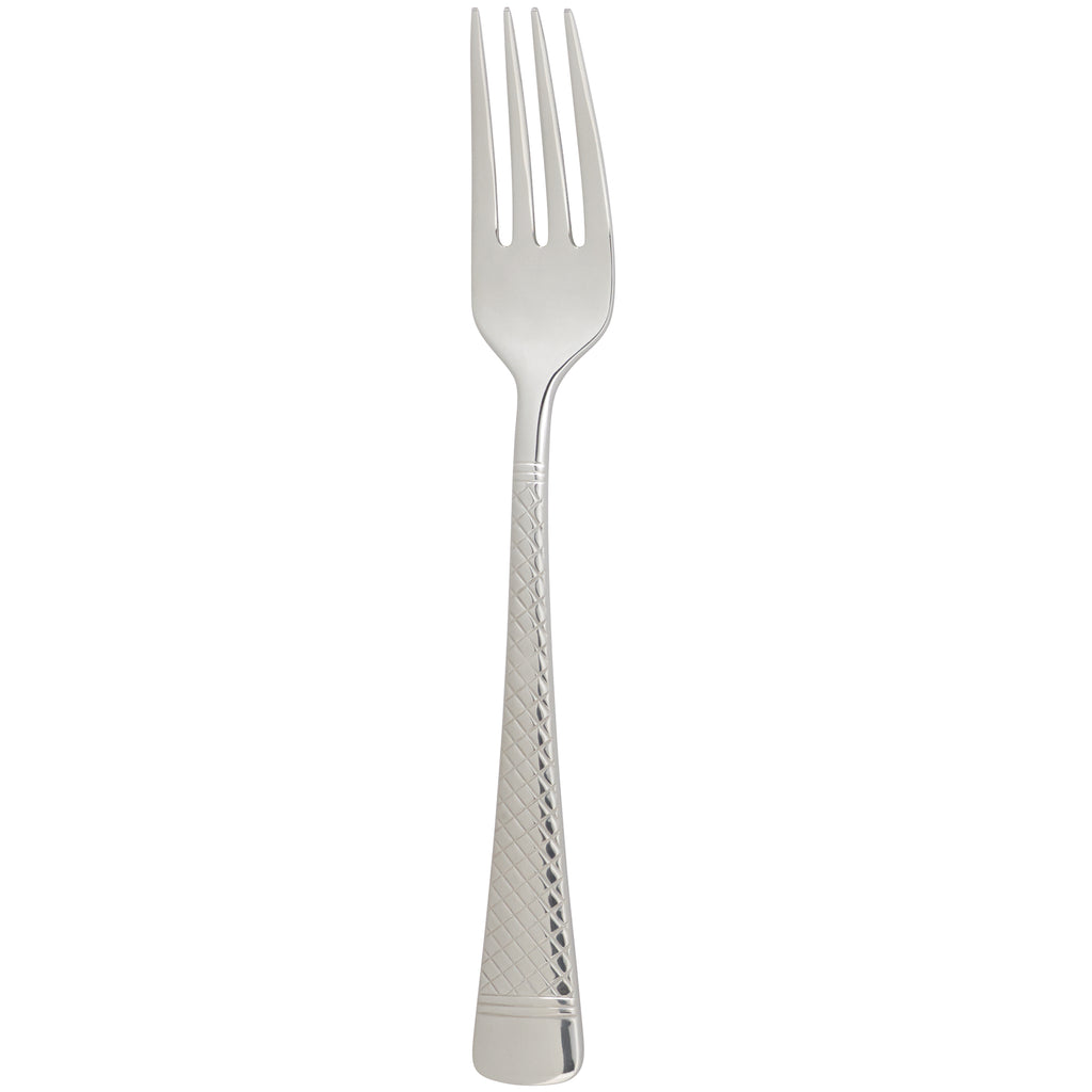 Arcoroc FL029 Leila 7" 18/0 Stainless Steel Heavy Weight Salad / Dessert Fork by Arc Cardinal - 12/Pack