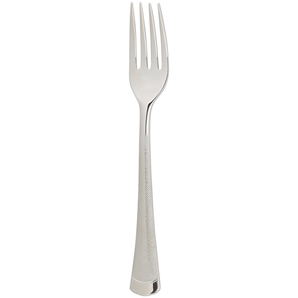 Arcoroc FL129 Mikayla 7 1/8" 18/0 Stainless Steel Heavy Weight Salad / Dessert Fork by Arc Cardinal - 12/Pack
