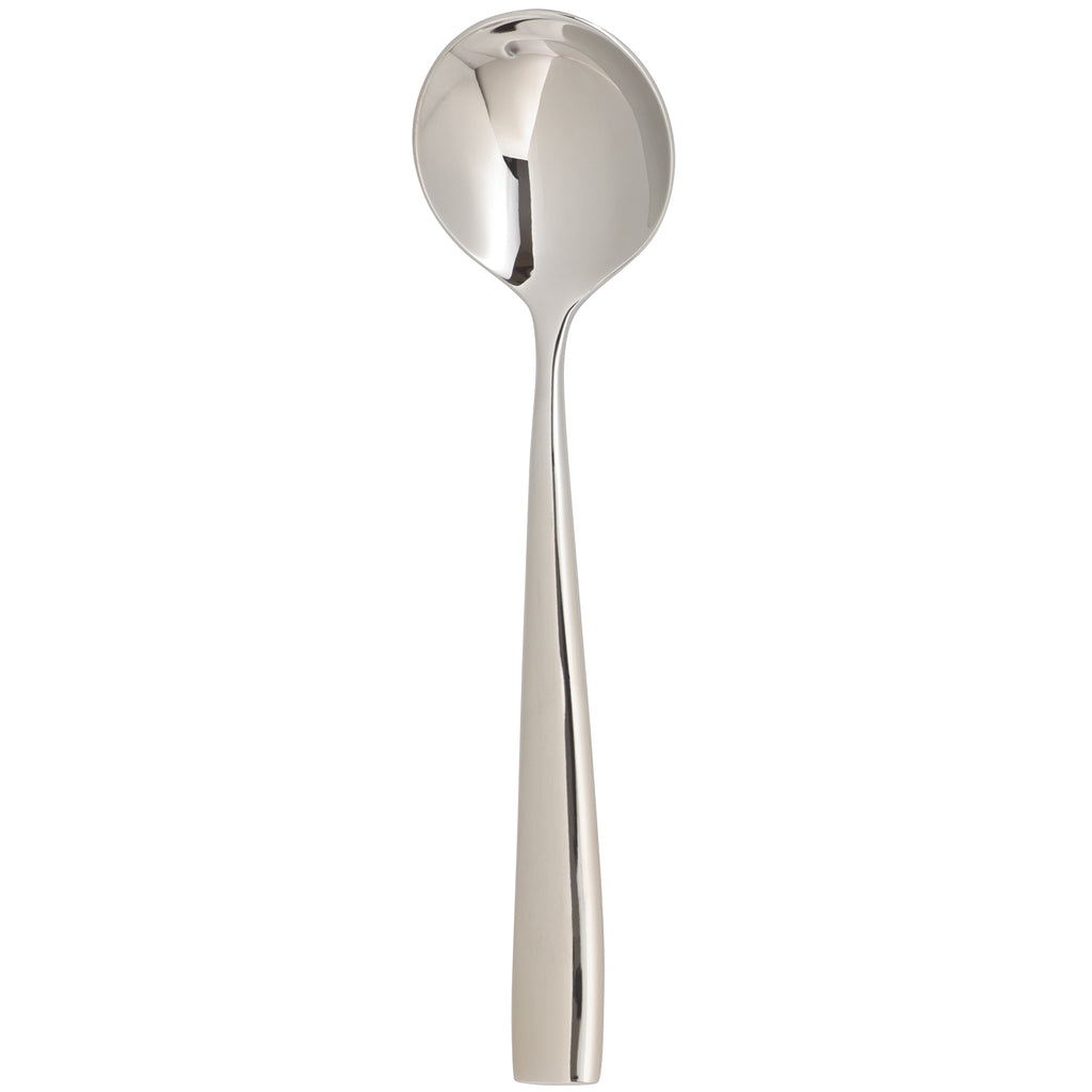 Arcoroc FL409 Liv 7" 18/0 Stainless Steel Heavy Weight Soup Spoon by Arc Cardinal - 12/Pack