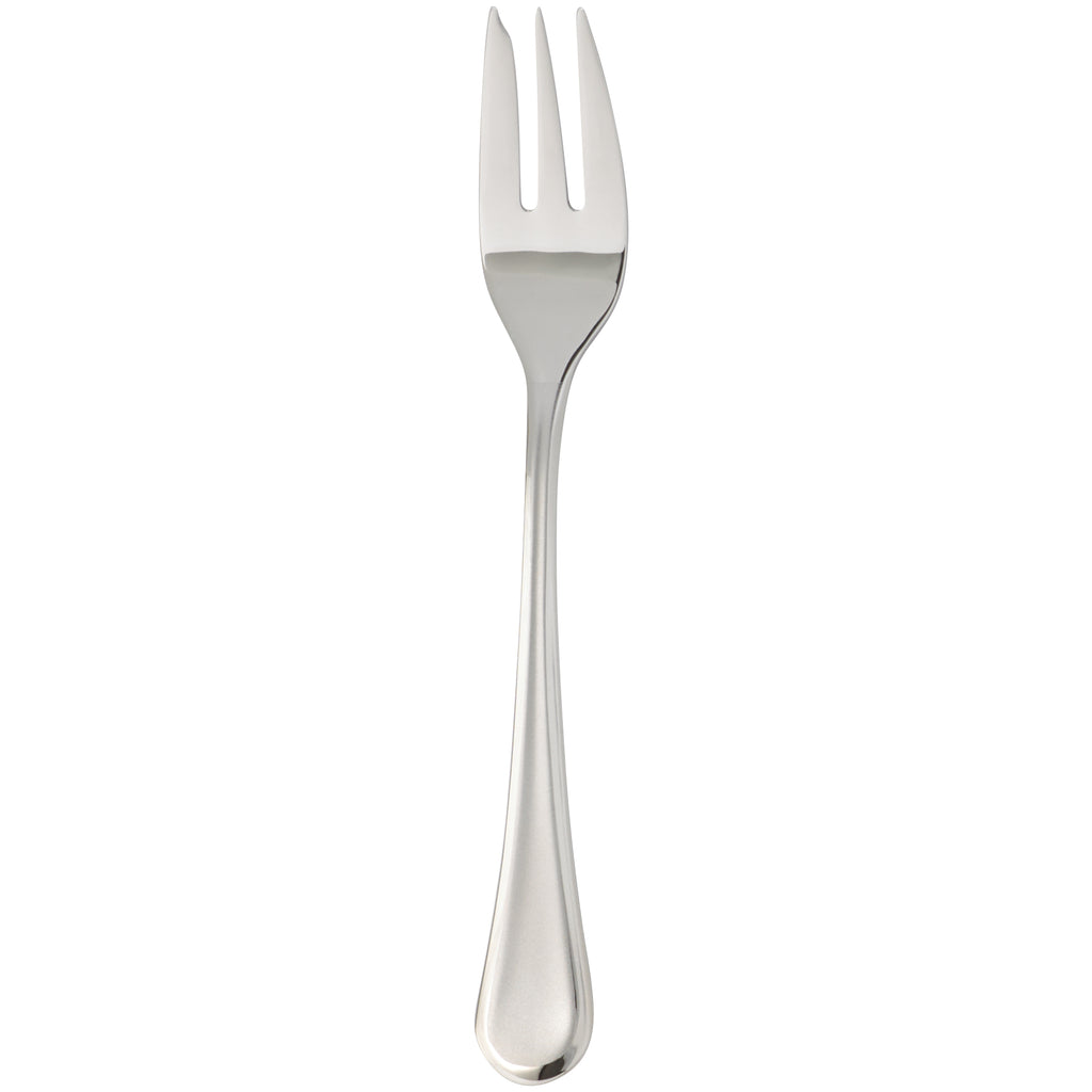 Arcoroc FL621 Amber 6 5/8" 18/0 Stainless Steel Heavy Weight Cocktail / Oyster Fork by Arc Cardinal - 12/Pack