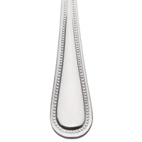 10 Strawberry Street PRL-DS Pearl 7 1/4" 18/0 Stainless Steel Heavy Weight Tablespoon / Serving Spoon - 12/Pack