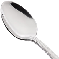 10 Strawberry Street PRL-TS Pearl 6 3/4" 18/0 Stainless Steel Heavy Weight Teaspoon - 12/Pack