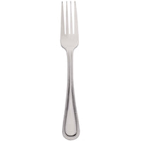 10 Strawberry Street PRL-DF Pearl 7 1/2" 18/0 Stainless Steel Heavy Weight Dinner Fork - 12/Pack