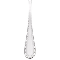 Reed & Barton RB110-016 Berkshire Matte 6 1/8" 18/10 Stainless Steel Extra Heavy Weight Bouillon Spoon - 12/Pack