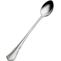 Bon Chef S1502 Sorento 7 3/4" 18/10 Stainless Steel Extra Heavy Weight Iced Tea Spoon - 12/Pack