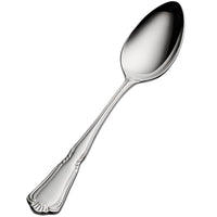 Bon Chef S1503 Sorento 7 1/2" 18/10 Stainless Steel Extra Heavy Weight Soup / Dessert Spoon - 12/Pack