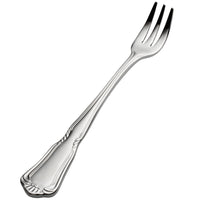 Bon Chef S1508 Sorento 5 5/8" 18/10 Stainless Steel Extra Heavy Weight Oyster / Cocktail Fork - 12/Pack