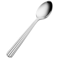 Bon Chef S1600 Britany 6 3/8" 18/10 Stainless Steel Extra Heavy Weight Teaspoon - 12/Pack