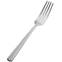 Bon Chef S1605 Britany 7 13/16" 18/10 Stainless Steel Extra Heavy Weight Dinner Fork - 12/Pack