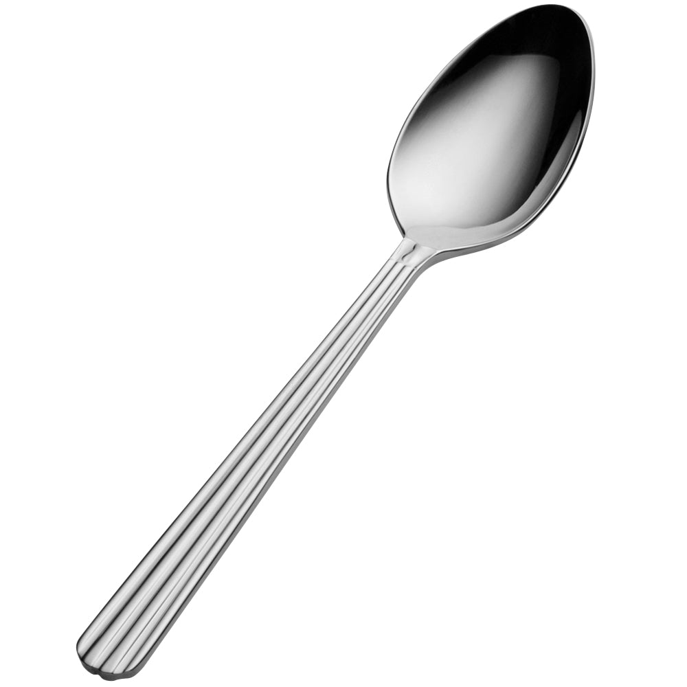 Bon Chef S1616 Britany 5" 18/10 Stainless Steel Extra Heavy Weight Demitasse Spoon - 12/Pack