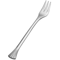 Bon Chef S2808 Mimosa 5 5/8" 18/10 Stainless Steel Extra Heavy Weight Oyster / Cocktail Fork - 12/Pack