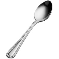 Bon Chef S400 Amore 5 15/16" 18/10 Extra Heavy Weight Stainless Steel Teaspoon - 12/Pack