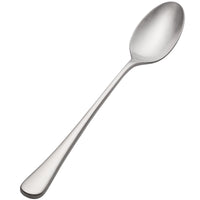 Bon Chef S4102 Como Satin Finish 7 7/8" 18/10 Extra Heavy Weight Stainless Steel Iced Tea Spoon - 12/Pack