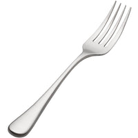 Bon Chef S4107 Como Satin Finish 7" 18/10 Extra Heavy Weight Stainless Steel Salad Fork - 12/Pack