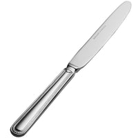 Bon Chef S711 Bolero 9 1/4" 13/0 Extra Heavy Weight Stainless Steel Solid Handle Regular Dinner Knife - 12/Pack