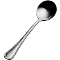 Bon Chef S901 Renoir 6 1/16" 18/10 Extra Heavy Weight Stainless Steel Bouillon Spoon - 12/Pack