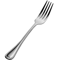 Bon Chef S906 Renoir 8 1/8" 18/10 Extra Heavy Weight Stainless Steel European Dinner Fork - 12/Pack