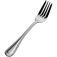 Bon Chef S907 Renoir 7 1/4" 18/10 Extra Heavy Weight Stainless Steel Salad/Dessert Fork - 12/Pack