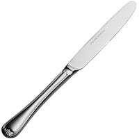 Bon Chef S911 Renoir 9 1/4" 13/0 Extra Heavy Weight Stainless Steel Solid Handle Regular Dinner Knife - 12/Pack