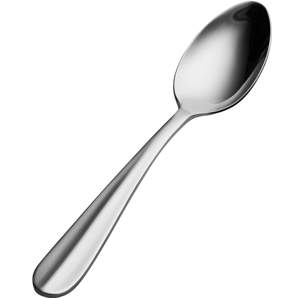 Bon Chef SBS100 Monroe 5 15/16" 18/0 Extra Heavy Weight Bonsteel Teaspoon - 12/Pack