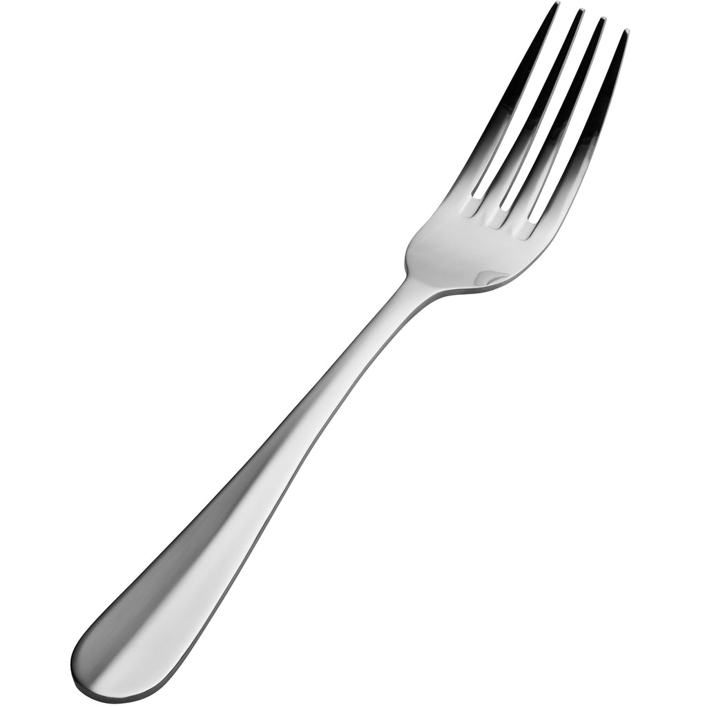 Bon Chef SBS106 Monroe 8 1/8" 18/0 Extra Heavy Weight Bonsteel European Dinner Fork - 12/Pack