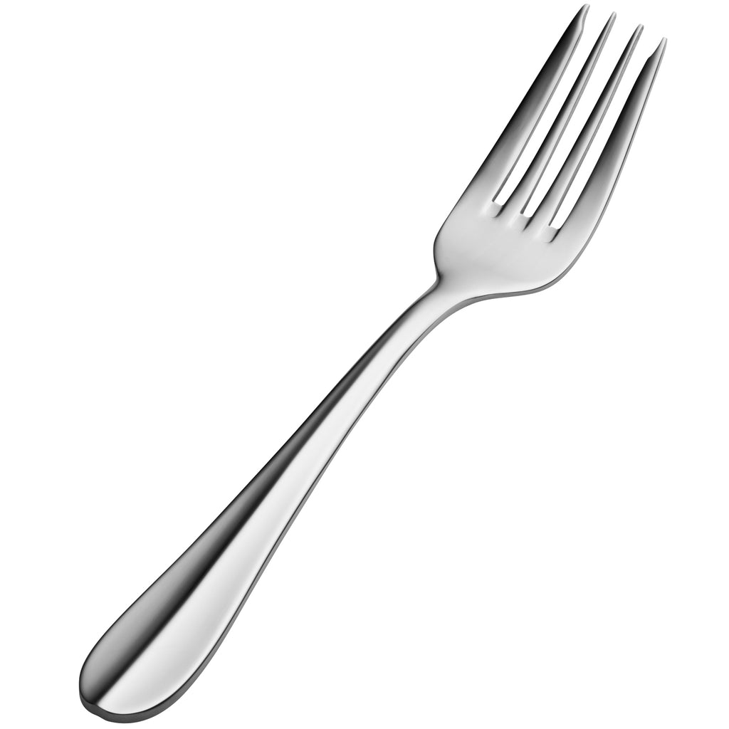 Bon Chef SBS107 Monroe 7" 18/0 Extra Heavy Weight Bonsteel Salad/Dessert Fork - 12/Pack