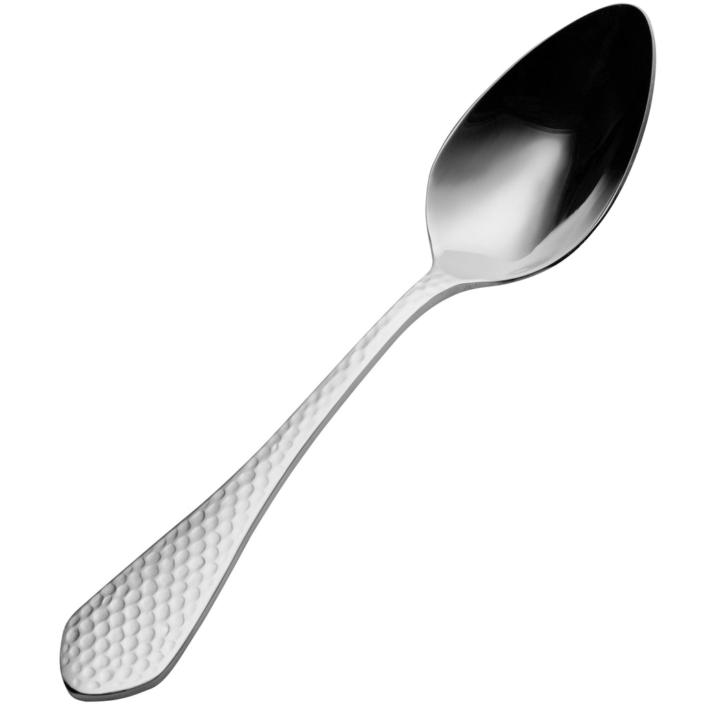 Bon Chef SBS1203 Reflections 7 5/16" 18/0 Extra Heavy Weight Bonsteel Soup Spoon - 12/Pack