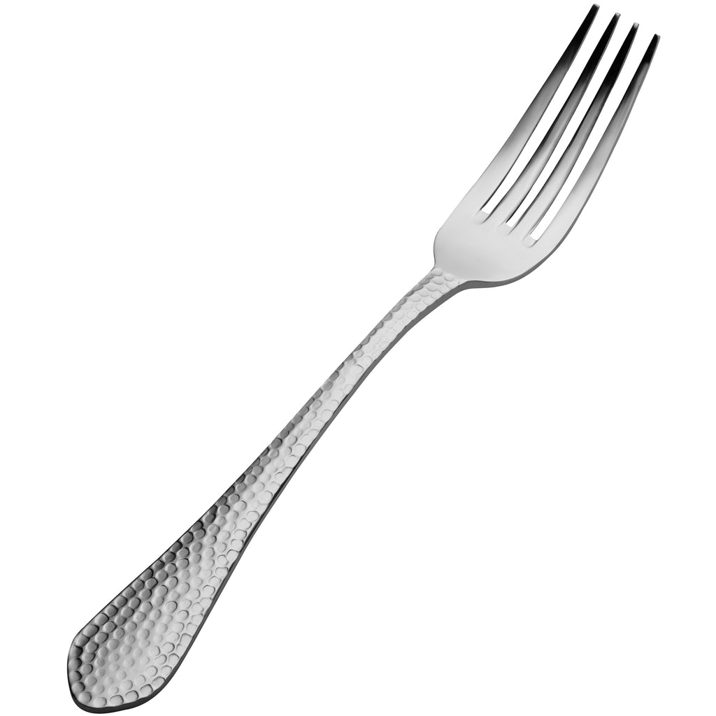 Bon Chef SBS1206 Reflections 8 5/8" 18/0 Extra Heavy Weight Bonsteel Dinner Fork - 12/Pack