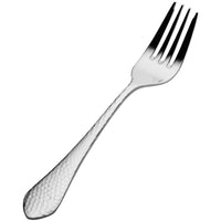 Bon Chef SBS1207 Reflections 7 1/4" 18/0 Extra Heavy Weight Bonsteel Salad Fork - 12/Pack