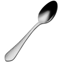 Bon Chef SBS1216 Reflections 4 15/16" 18/0 Extra Heavy Weight Bonsteel Demitasse Spoon - 12/Pack