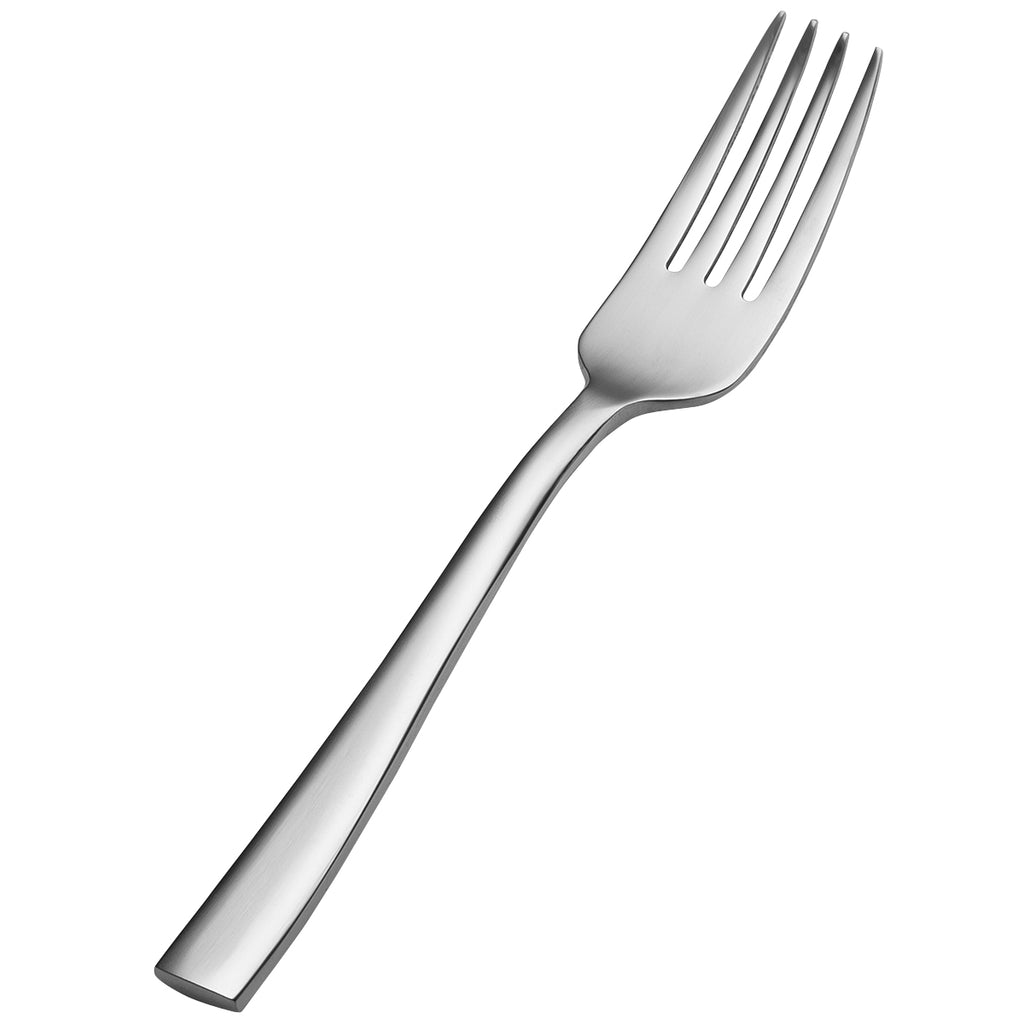 Bon Chef SBS3007 Manhattan 6 3/4" 18/0 Extra Heavy Weight Bonsteel Salad Fork - 12/Pack