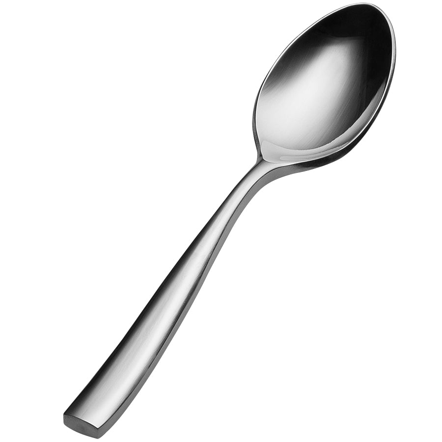 Bon Chef SBS3016 Manhattan 4 7/8" 18/0 Extra Heavy Weight Bonsteel Demitasse Spoon - 12/Pack