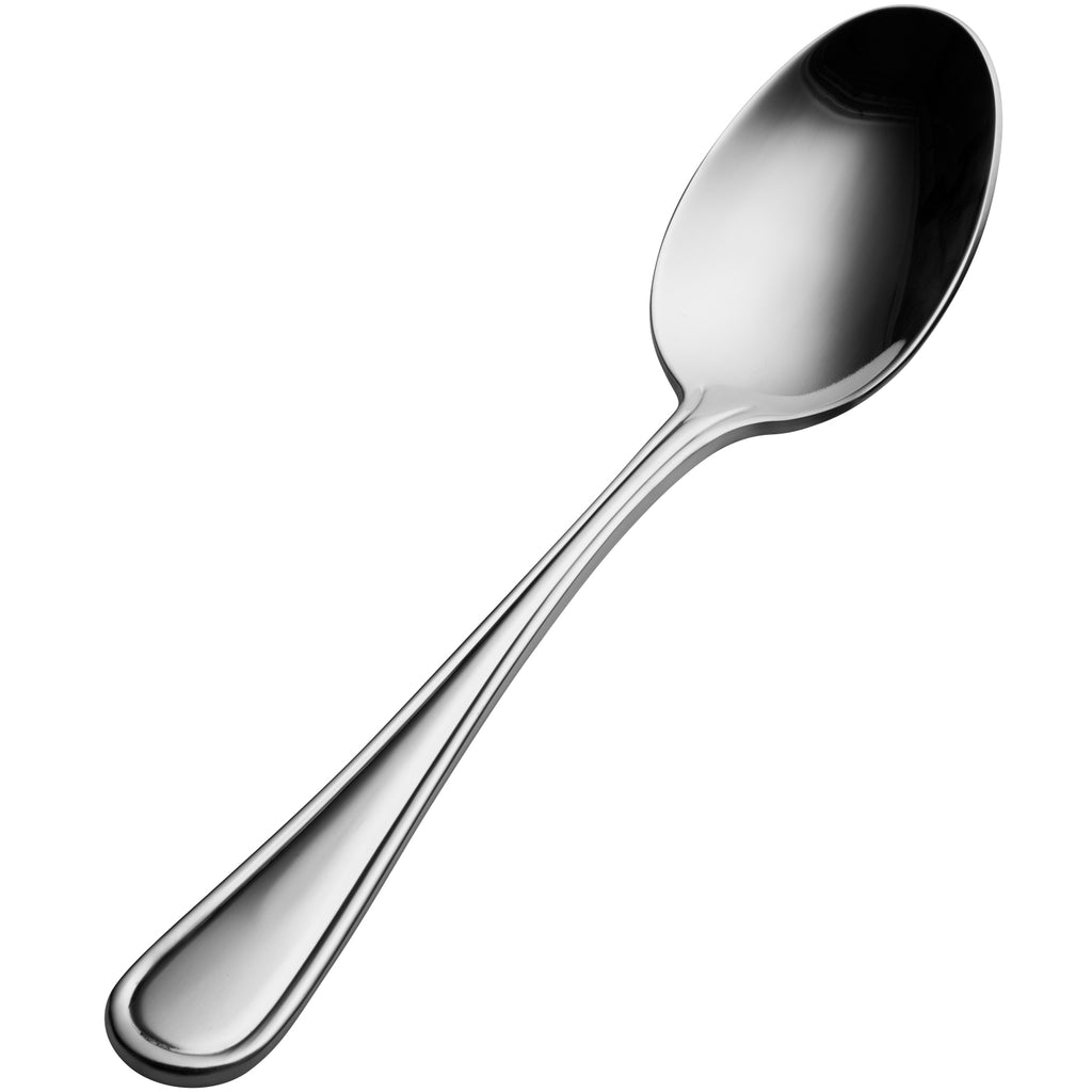 Bon Chef SBS304 Tuscany 8 1/2" 18/0 Extra Heavy Weight Bonsteel Table / Serving Spoon - 12/Pack
