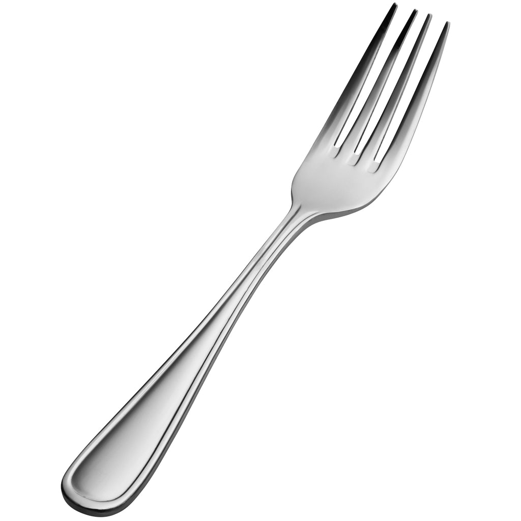 Bon Chef SBS305 Tuscany 7 1/2" 18/0 Extra Heavy Weight Bonsteel Dinner Fork - 12/Pack