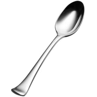 Bon Chef SBS3203 Aspen 7 1/2" 18/0 Extra Heavy Weight Bonsteel Soup / Dessert Spoon - 12/Pack
