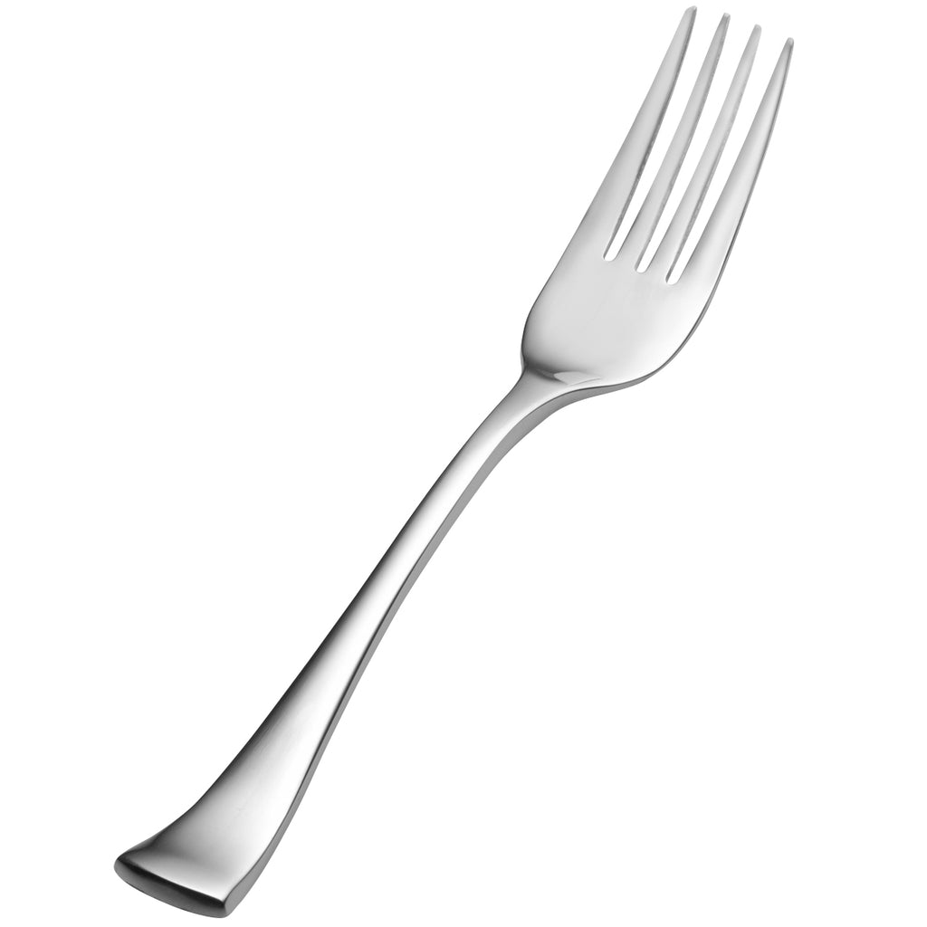Bon Chef SBS3207 Aspen 6 3/4" 18/0 Extra Heavy Weight Bonsteel Salad Fork - 12/Pack