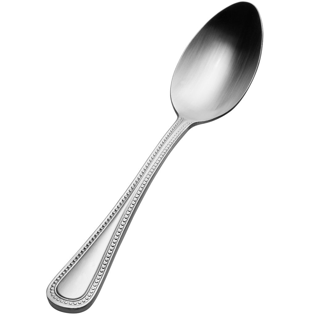 Bon Chef SBS3303 Sombrero 7 1/4" 18/0 Extra Heavy Weight Bonsteel Soup Spoon - 12/Pack