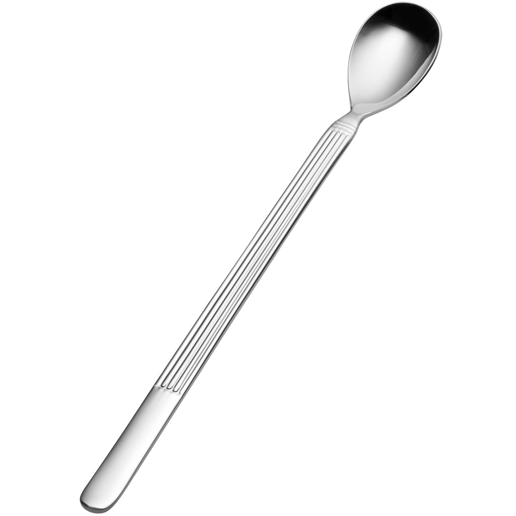 Bon Chef SBS3602 Apollo 8 3/4" 18/0 Extra Heavy Weight Bonsteel Iced Tea Spoon - 12/Pack
