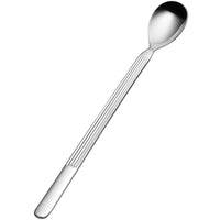 Bon Chef SBS3602 Apollo 8 3/4" 18/0 Extra Heavy Weight Bonsteel Iced Tea Spoon - 12/Pack