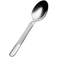 Bon Chef SBS3603 Apollo 7 1/2" 18/0 Extra Heavy Weight Bonsteel Soup / Dessert Spoon - 12/Pack