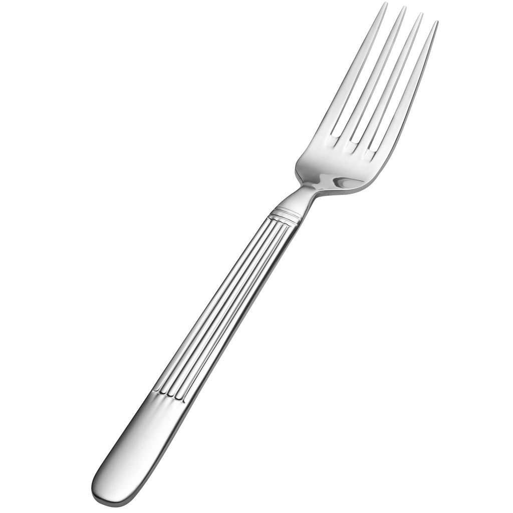 Bon Chef SBS3606 Apollo 8 1/2" 18/0 Extra Heavy Weight Bonsteel European Dinner Fork - 12/Pack
